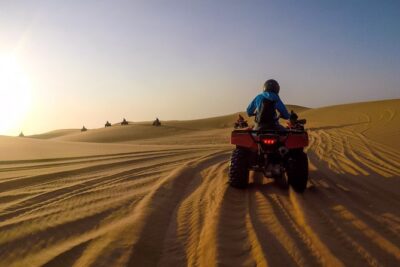 2hr COMBO – 1hr Lie-down Sandboarding and 1hr Quad Bike ride