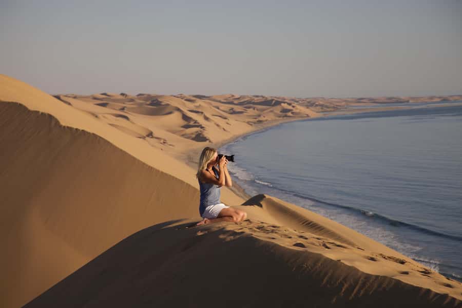 From Walvis Bay: Sandwich Harbor 4x4 Tour - 4x4 dune driving to Sandwich Harbour, ancient dunes plus ocean views