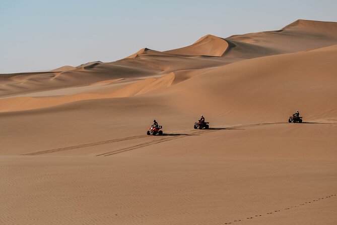 Quad Bike Tour (90min) - Learning the quad: slow start, easy handling, then bigger dunes