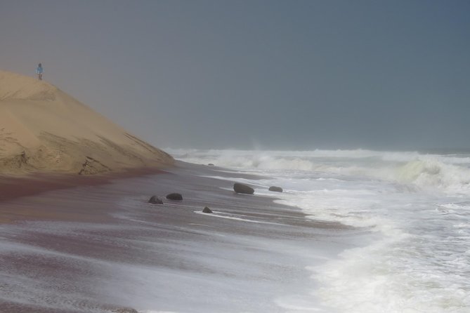 Sandwich Harbour Tour - Pelgrim Tours - Sandwich Harbour’s best trick, desert meets sea