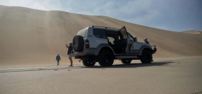 swakopmund city tour dune 7 pink lake pink flamingos