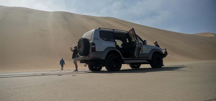 swakopmund city tour dune 7 pink lake pink flamingos - Dune 7 With Park Permit Included, Plus How to Make Photos Work