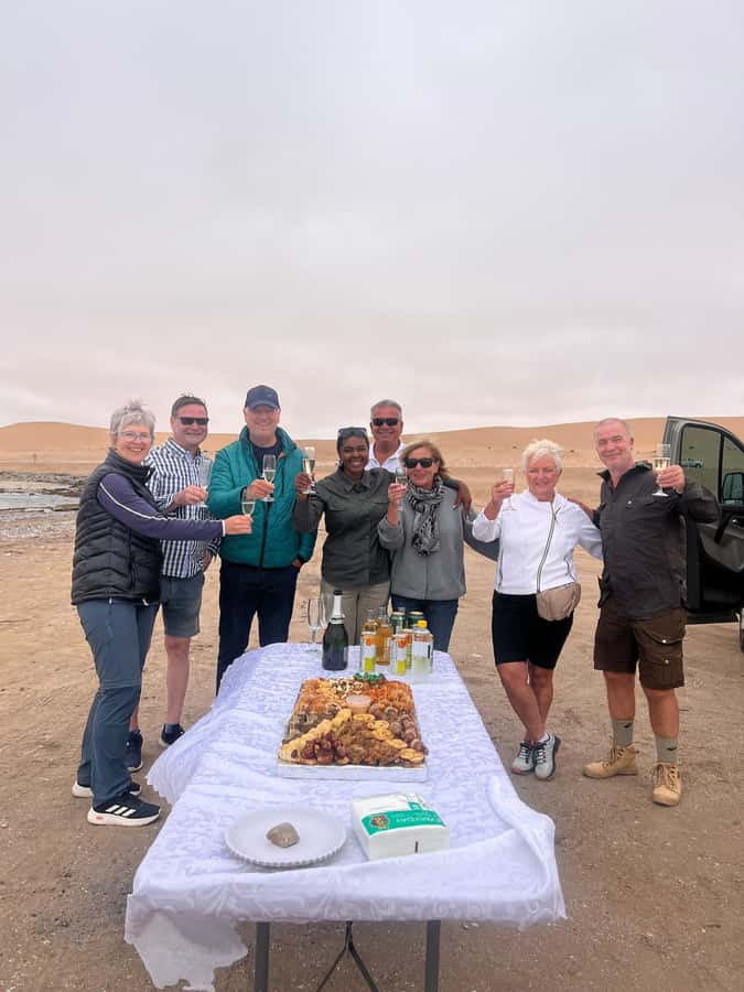 Walvis Bay: Half-Day Tour with Dune 7 and Pink Lake - Dune 7: the tallest dune climb for strong views